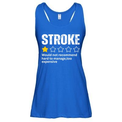 Stroke Survivor Heart Disease Warrior Fighter Cardiac Arrest Gift Ladies Essential Flowy Tank