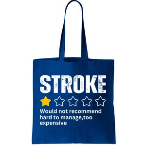 Stroke Survivor Heart Disease Warrior Fighter Cardiac Arrest Gift Tote Bag