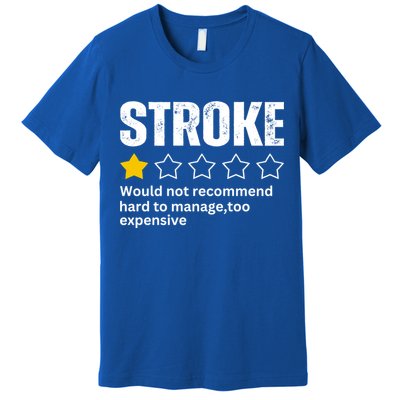 Stroke Survivor Heart Disease Warrior Fighter Cardiac Arrest Gift Premium T-Shirt