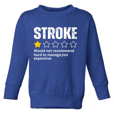 Stroke Survivor Heart Disease Warrior Fighter Cardiac Arrest Gift Toddler Sweatshirt