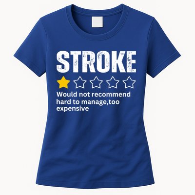 Stroke Survivor Heart Disease Warrior Fighter Cardiac Arrest Gift Womens T-Shirt