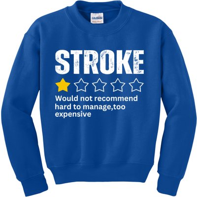 Stroke Survivor Heart Disease Warrior Fighter Cardiac Arrest Gift Kids Sweatshirt