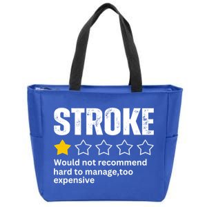 Stroke Survivor Heart Disease Warrior Fighter Cardiac Arrest Gift Zip Tote Bag