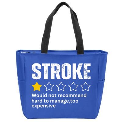 Stroke Survivor Heart Disease Warrior Fighter Cardiac Arrest Gift Zip Tote Bag