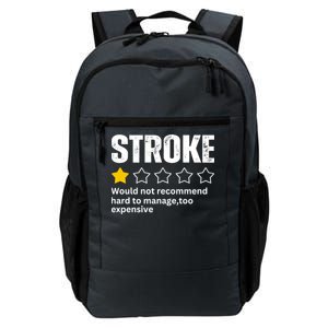 Stroke Survivor Heart Disease Warrior Fighter Cardiac Arrest Gift Daily Commute Backpack