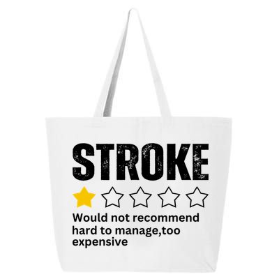 Stroke Survivor Heart Disease Warrior Fighter Cardiac Arrest Gift 25L Jumbo Tote