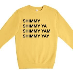 Shimmy Shimmy Hiphop Oldschool Rap Tee 90s Music Premium Crewneck Sweatshirt