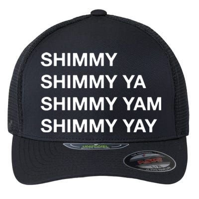 Shimmy Shimmy Hiphop Oldschool Rap Tee 90s Music Flexfit Unipanel Trucker Cap