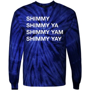 Shimmy Shimmy Hiphop Oldschool Rap Tee 90s Music Tie-Dye Long Sleeve Shirt