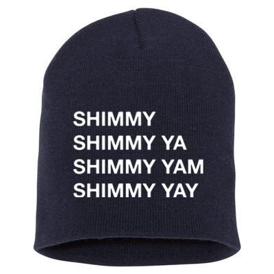 Shimmy Shimmy Hiphop Oldschool Rap Tee 90s Music Short Acrylic Beanie