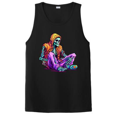 Spooky Skeleton Halloween Monster Thrills And Suspense Gift PosiCharge Competitor Tank