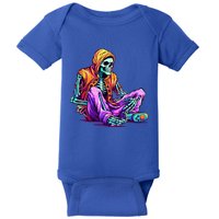 Spooky Skeleton Halloween Monster Thrills And Suspense Gift Baby Bodysuit