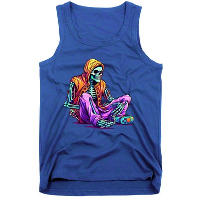 Spooky Skeleton Halloween Monster Thrills And Suspense Gift Tank Top