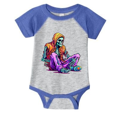 Spooky Skeleton Halloween Monster Thrills And Suspense Gift Infant Baby Jersey Bodysuit