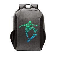 Skater Skateboarding Helmet Gear Skateboard Skateboarder T Vector Backpack