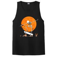 Skateboarding Skeleton Halloween Skating Skeleton PosiCharge Competitor Tank