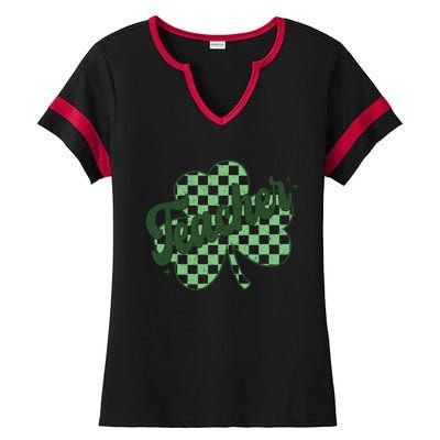 ShamrockTeacher Ladies Halftime Notch Neck Tee