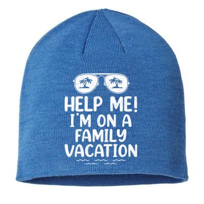 Summer Sunglasses Help Me Im On A Family Vacation Gift Sustainable Beanie