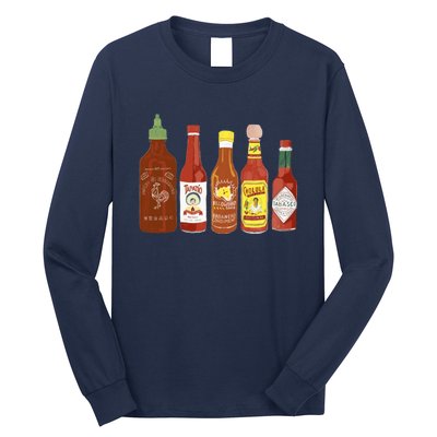 Spicy Sauce Habanero Spicy Food Mexican Chili Long Sleeve Shirt