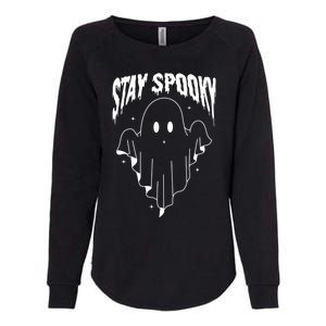 Stay Spooky Halloween Ghost Funny Gift Womens California Wash Sweatshirt