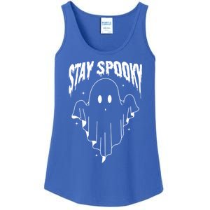 Stay Spooky Halloween Ghost Funny Gift Ladies Essential Tank