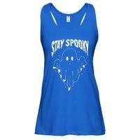 Stay Spooky Halloween Ghost Funny Gift Ladies Essential Flowy Tank