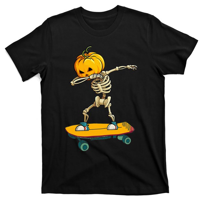 Spooky Skateboarder Halloween Costume Funny and Laidback T-Shirt