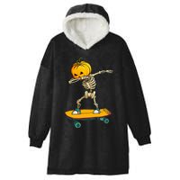 Spooky Skateboarder Halloween Costume Funny and Laidback Hooded Wearable Blanket