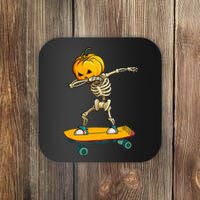 Spooky Skateboarder Halloween Costume Funny and Laidback Coaster