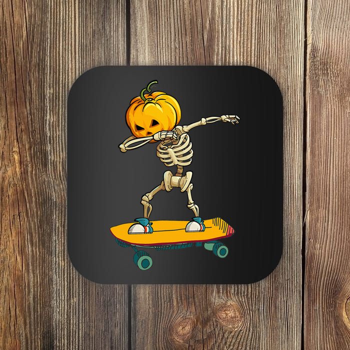 Spooky Skateboarder Halloween Costume Funny and Laidback Coaster