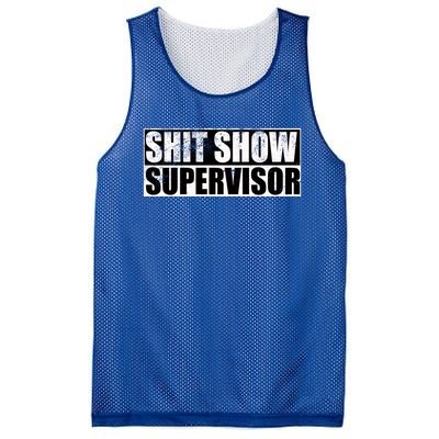 Show Supervisor Hilarious Vintage Mesh Reversible Basketball Jersey Tank