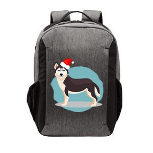 Santa Siberian Husky In Pocket Christmas Husky Lover Cool Gift Vector Backpack