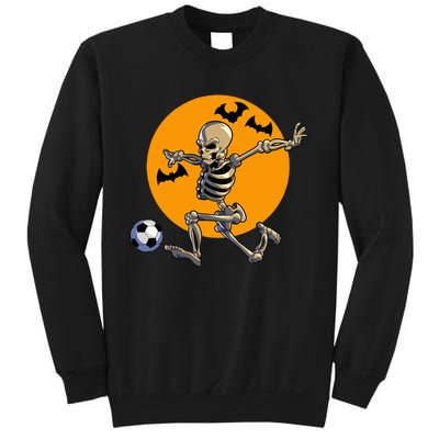 Soccer Skeleton Halloween Soccer Player Halloween Sweatshirt