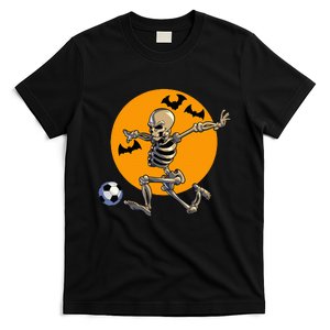 Soccer Skeleton Halloween Soccer Player Halloween T-Shirt