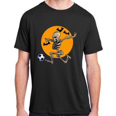 Soccer Skeleton Halloween Soccer Player Halloween Adult ChromaSoft Performance T-Shirt