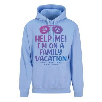 Summer Sunglasses Help Me Im On A Family Vacation Gift Unisex Surf Hoodie