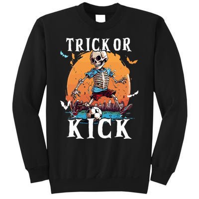 Soccer Skeleton Halloween Soccer Player Halloween Sweatshirt