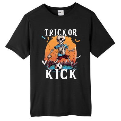 Soccer Skeleton Halloween Soccer Player Halloween Tall Fusion ChromaSoft Performance T-Shirt