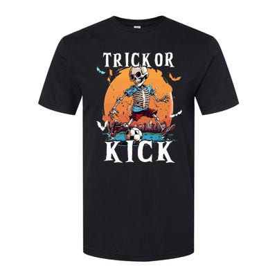 Soccer Skeleton Halloween Soccer Player Halloween Softstyle CVC T-Shirt