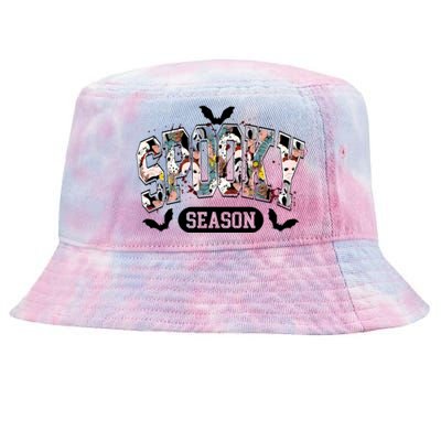 Spooky Season Halloween Horror Character Michael Jason Ghost Tie-Dyed Bucket Hat