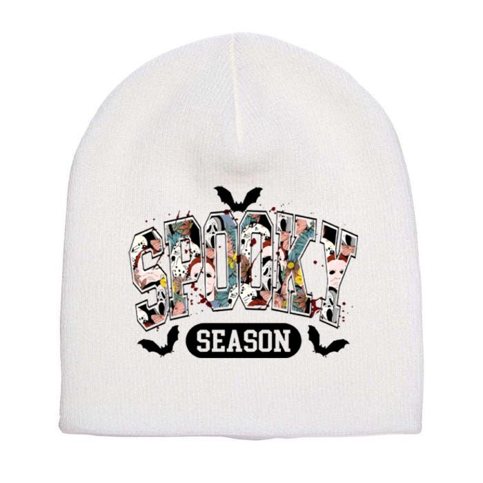 Spooky Season Halloween Horror Character Michael Jason Ghost Short Acrylic Beanie