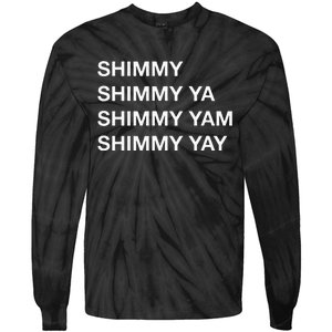 Shimmy Shimmy Hiphop Oldschool Rap 90s Music Tie-Dye Long Sleeve Shirt