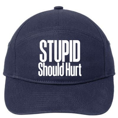 Stupid Should Hurt 7-Panel Snapback Hat