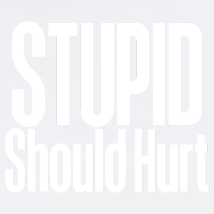 Stupid Should Hurt Garment-Dyed Sweatshirt
