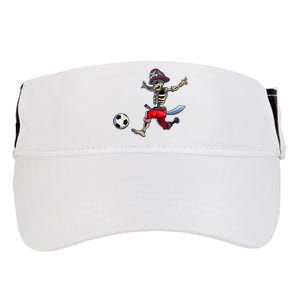 Soccer Skeleton Halloween Boy Soccer Pirate Halloween Adult Drive Performance Visor