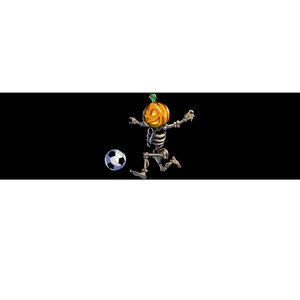 Soccer Skeleton Halloween Bumper Sticker