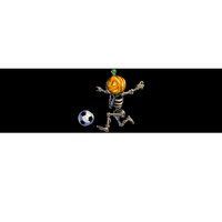 Soccer Skeleton Halloween Bumper Sticker