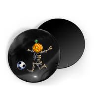 Soccer Skeleton Halloween Magnet