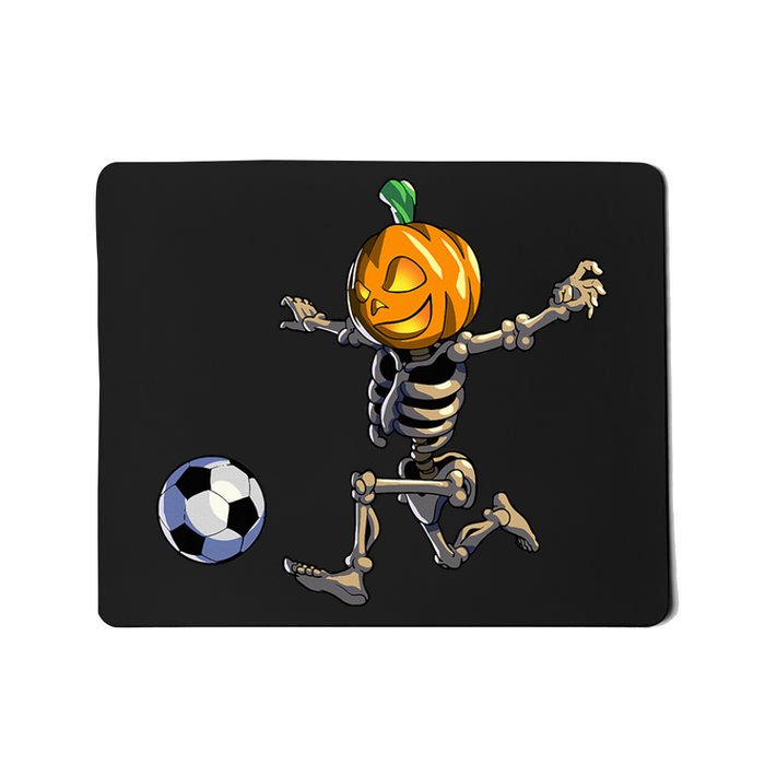 Soccer Skeleton Halloween Mousepad