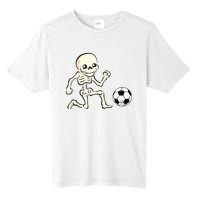 Soccer Skeleton Halloween Man Boy Soccer Player Funny Tall Fusion ChromaSoft Performance T-Shirt